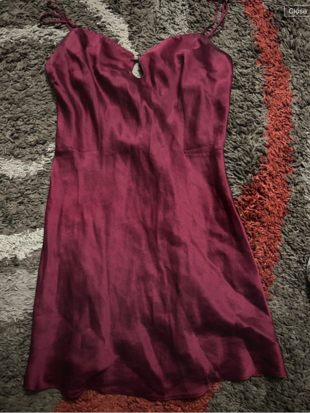 Victoria’s Secret women’s burgundy red slip dress size M